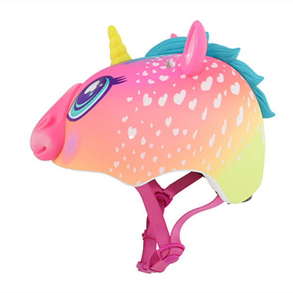 Raskullz Helmet Super Rainbow Corn Pink with Fit System - Child 5?8 (50?54 cm) - Single
�