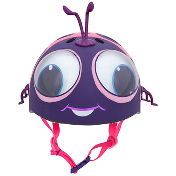 Raskullz Helmet Lady Bug Googly Eyes Pink with Fit System - Toddler 3-5 (48?52 cm) - Single
�