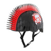 raskullz skull hawk child helmet red front left