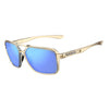 Tifosi Salto Sunglasses Golden Ray with Sky Blue Mirror Lens
