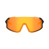 Tifosi Stash Sunglasses Black Orange Fade with Clarion Orange, AC Red and Clear Lens
