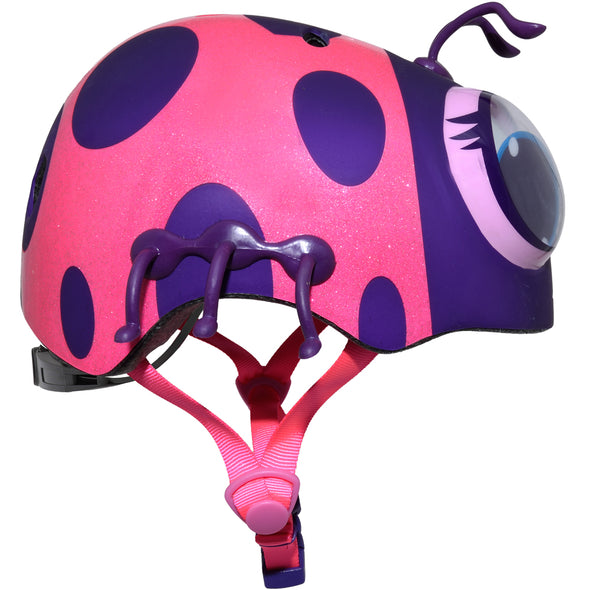 Raskullz Googly Eyes Lady Bug - Toddler Helmet