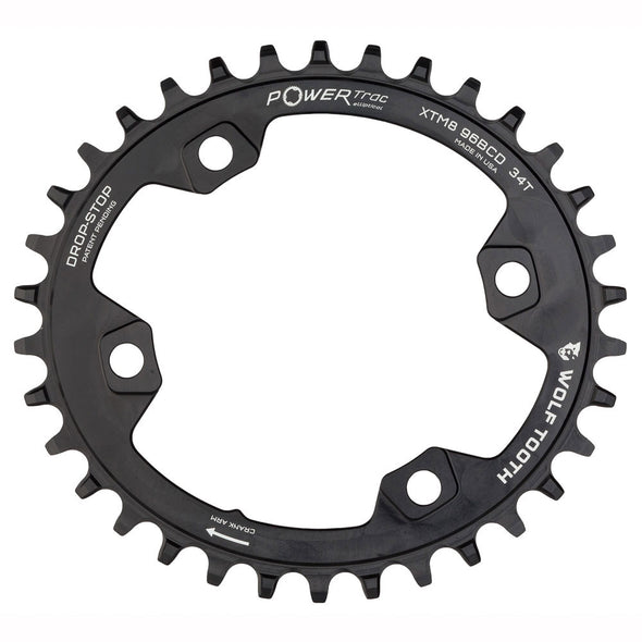 96 BCD XT M8000 OVAL DROP-STOP CHAINRING