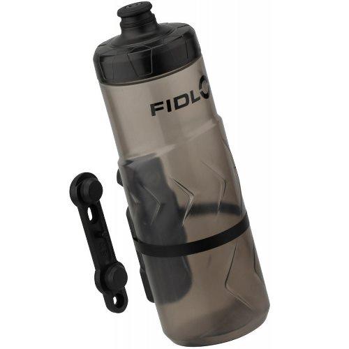 Fidlock Twist Bottle 600ml With Fidlock Logo Front (Set) Smoke